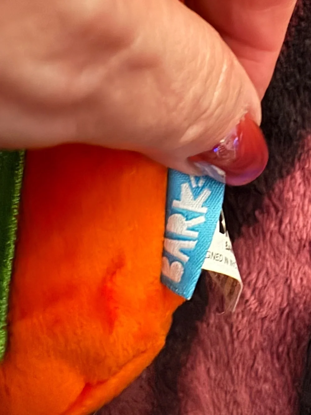 Bark Box Pass the Condimutts L Tug Dog Toy NEW thrash, tug, crinkle & squeak
